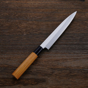 Open image in slideshow, &quot;HONMAMON&quot; Sashimi Knife, Aogami Steel No.2
