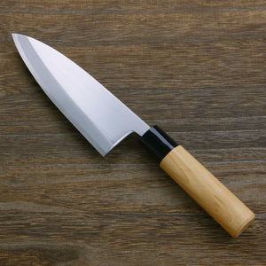 Open image in slideshow, Deba (Butcher Knife) Shirogami, 105mm~180mm For Left Hander
