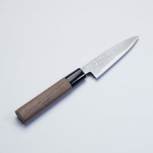 Open image in slideshow, Paring Knife Aogami Steel No.2 Damascus, 105mm~120mm
