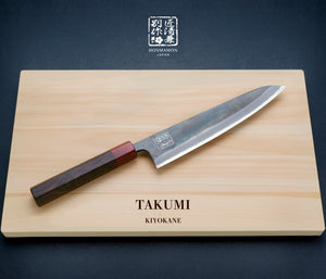 Open image in slideshow, &quot;TAKUMI KIYOKANE&quot; Gyuto Kurouchi (Chef&#39;s Knife) Aogami Super Steel, 210mm~240mm
