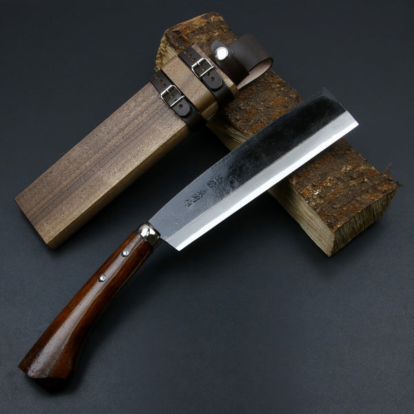 AZUMASYUSAKU” Japanese Hatchet / Machete KUROUCHI SHIROGAMI Steel