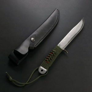 Open image in slideshow, HONMAMON &quot;UNRYU&quot; Japanese Damascus 10 Layers Outdoor Knife, Aogami Steel, 135mm~210mm
