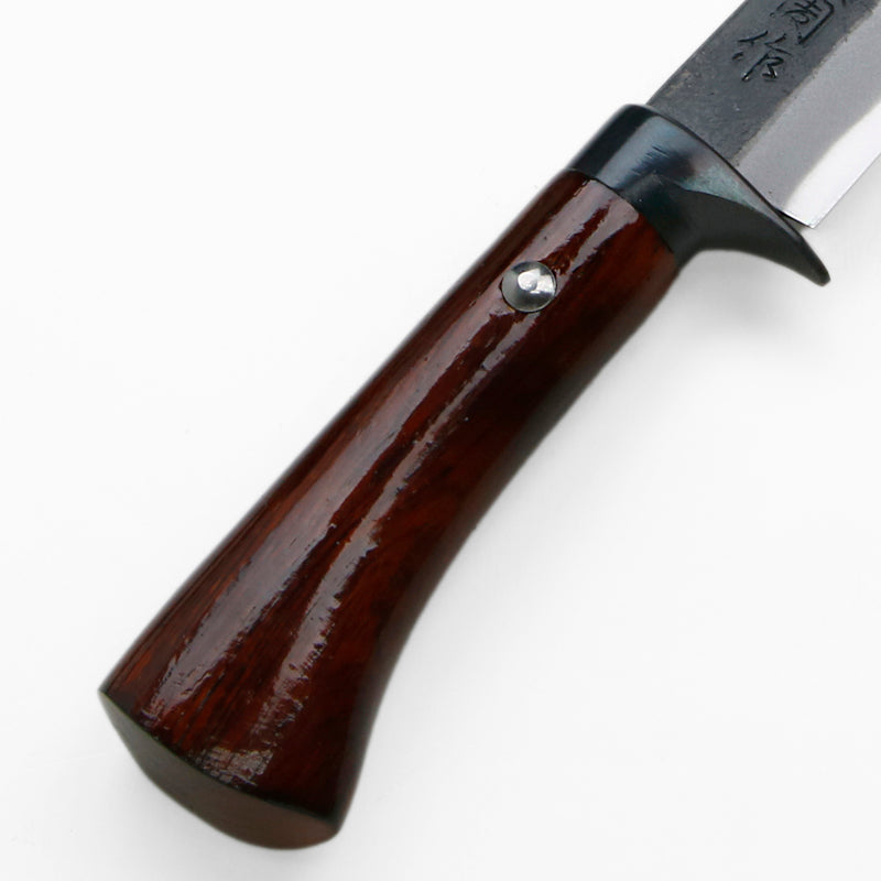 Shusaku Azuma Blue Paper Steel Black Hammered Sword Bowl Western Lacquer Finish 5 Inch