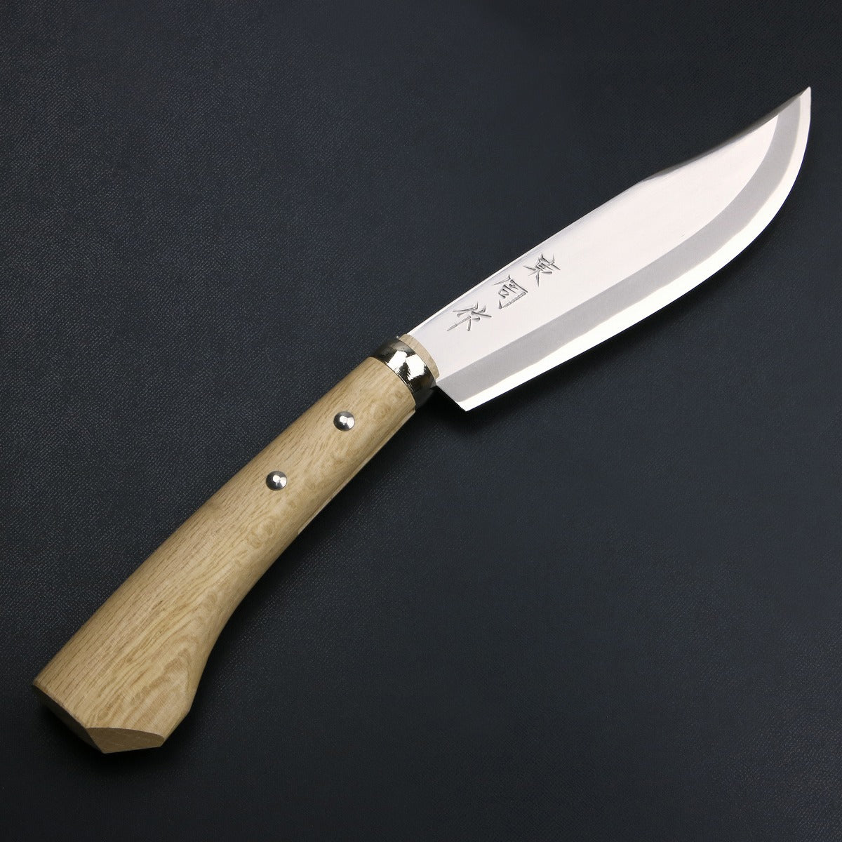 HONMAMON "AZUMASYUSAKU" Polished Hatchet / Machete Aogami Steel No. 2 Double Edge, 180mm~240mm