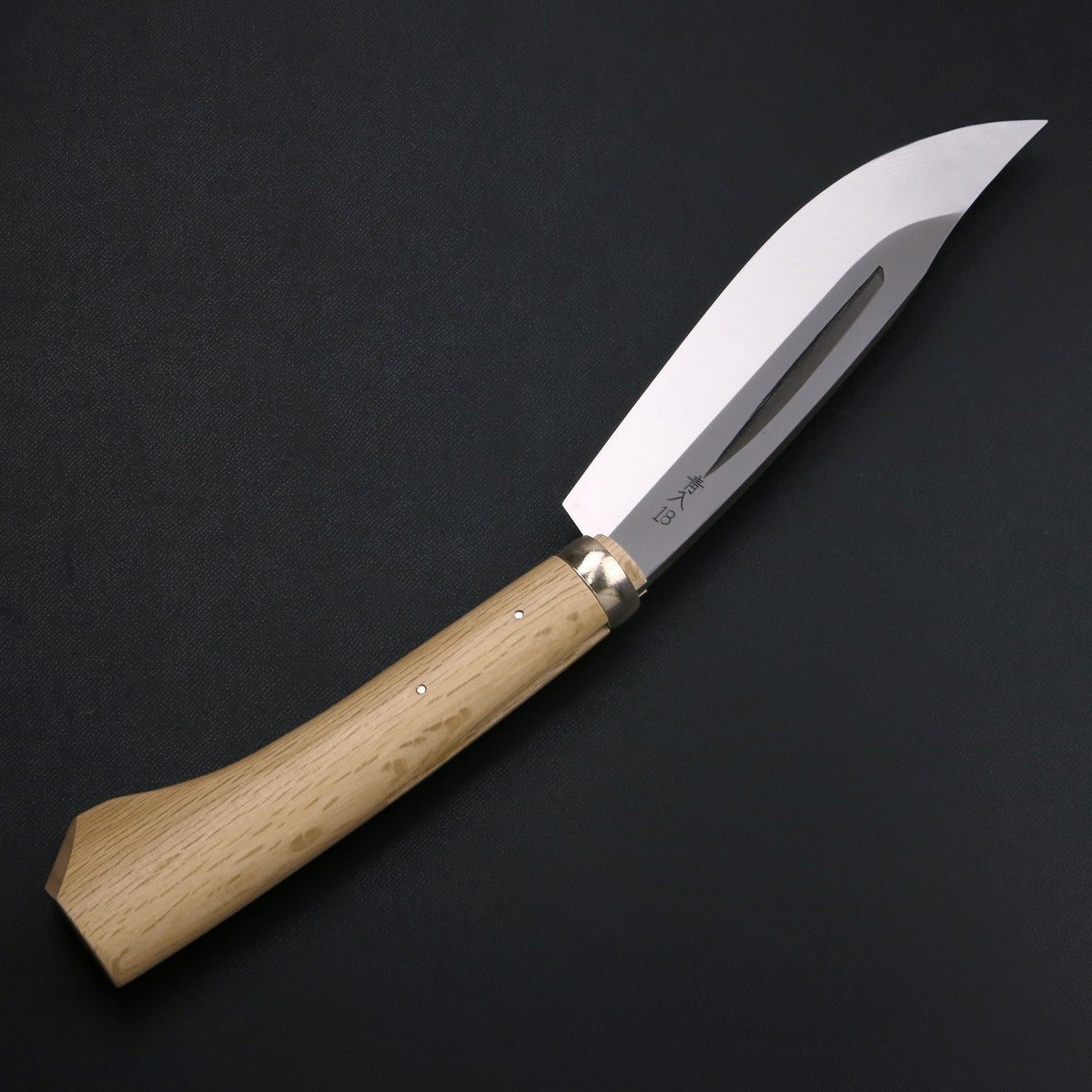 HONMAMON "AZUMASYUSAKU" Polished Hatchet / Machete Aogami Steel No. 2 Single Edge, 180mm~240mm For Right Hander