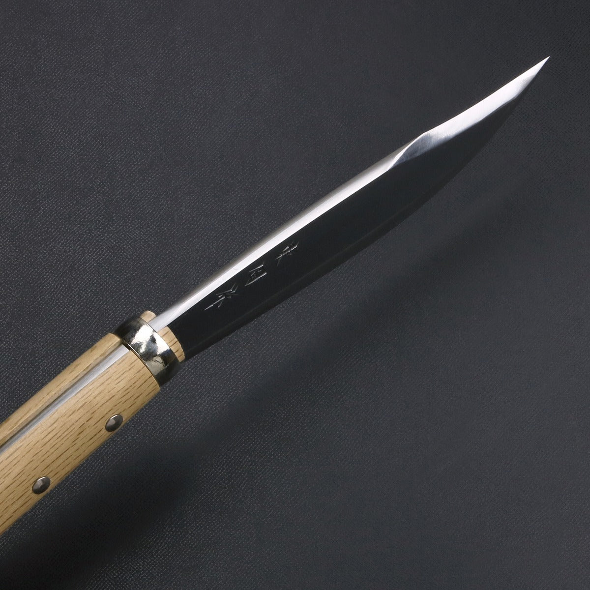 HONMAMON "AZUMASYUSAKU" Polished Hatchet / Machete Aogami Steel No. 2 Single Edge, 180mm~240mm For Right Hander