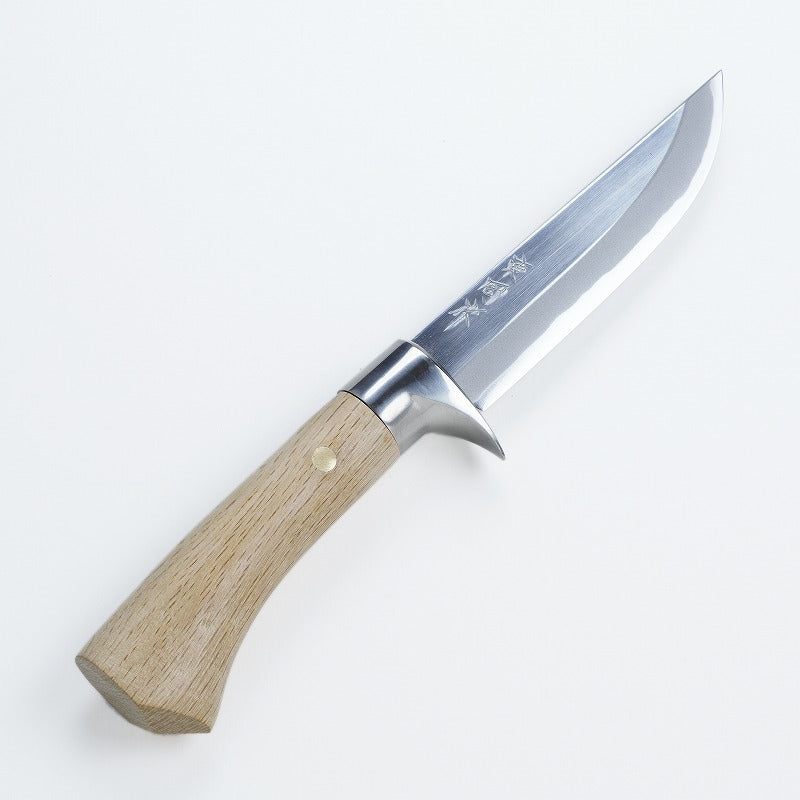 "AZUMASYUSAKU" Polished Japanese Hunting Knife Aogami Steel no.2, 120mm~150mm Short length Outdoor knife