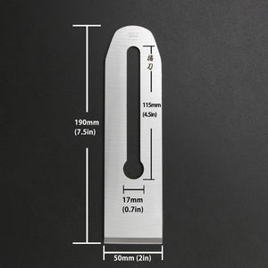 "BANTO" Replacement Japanese Carbon Blade 50mm for Multi-brand Hand Plane