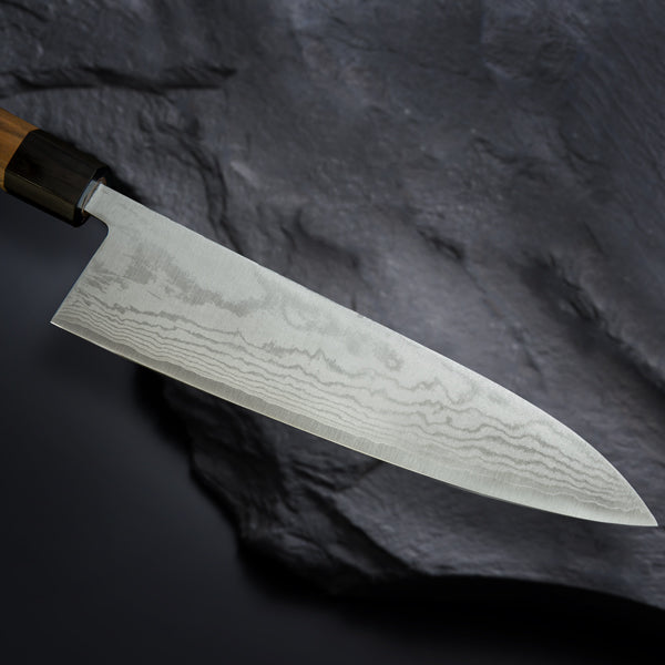 Gyuto (Chef's Knife) VG10 Damascus, 180mm with Walnut Handle