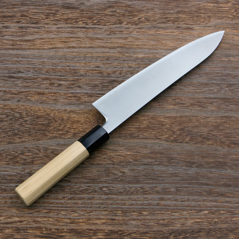 Gyuto (Chef's Knife), Powdered HSS R2, 210mm with Buffalo Horn Octagonal Handle