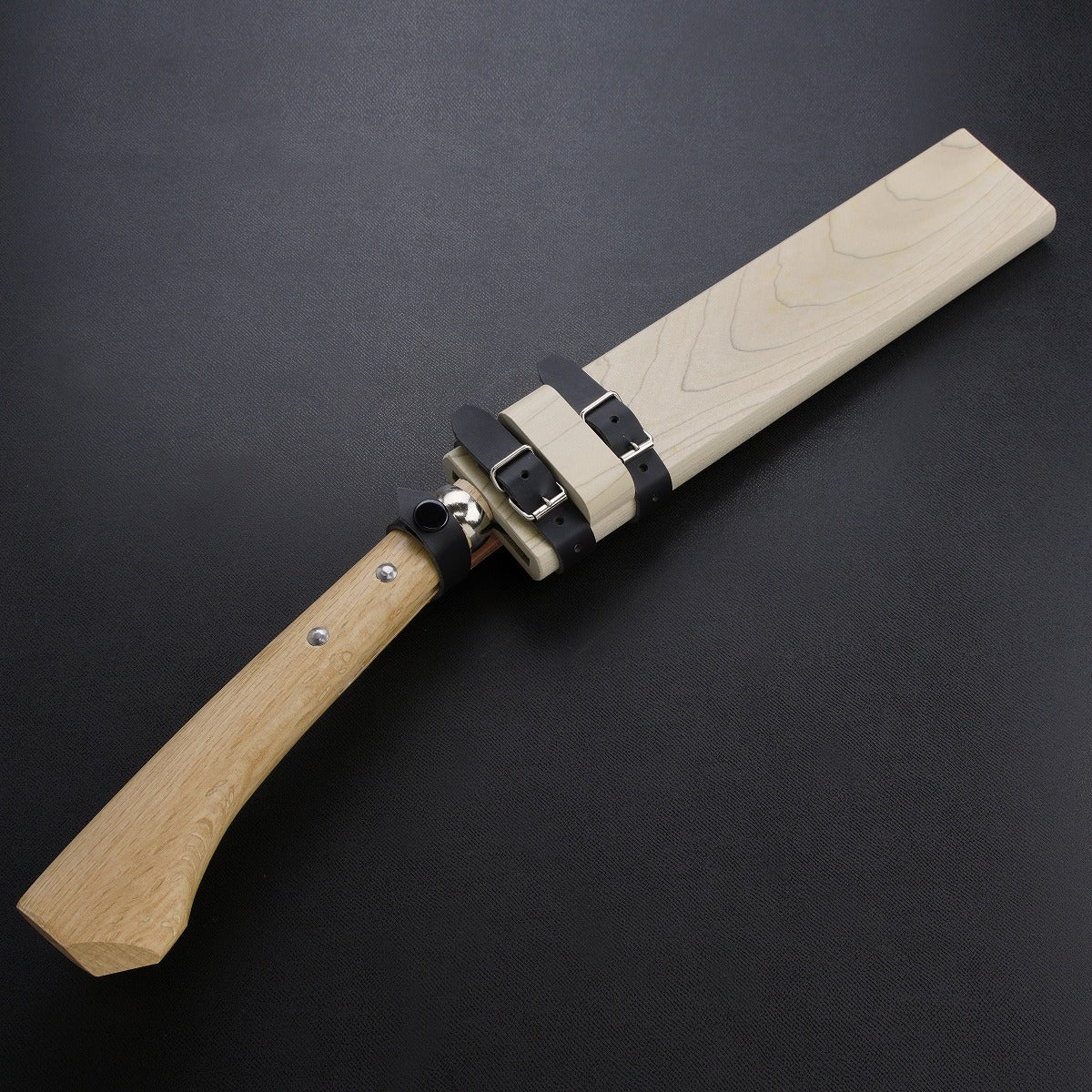 HONMAMON "AZUMASYUSAKU" Polished Hatchet / Machete Aogami Steel No. 2 Double Edge, 180mm~240mm