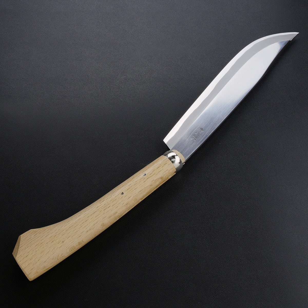 HONMAMON "AZUMASYUSAKU" Polished Hatchet / Machete Aogami Steel No. 2 Double Edge, 180mm~240mm