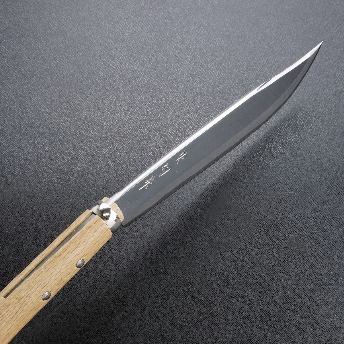 HONMAMON "AZUMASYUSAKU" Polished Hatchet / Machete Aogami Steel No. 2 Double Edge, 180mm~240mm