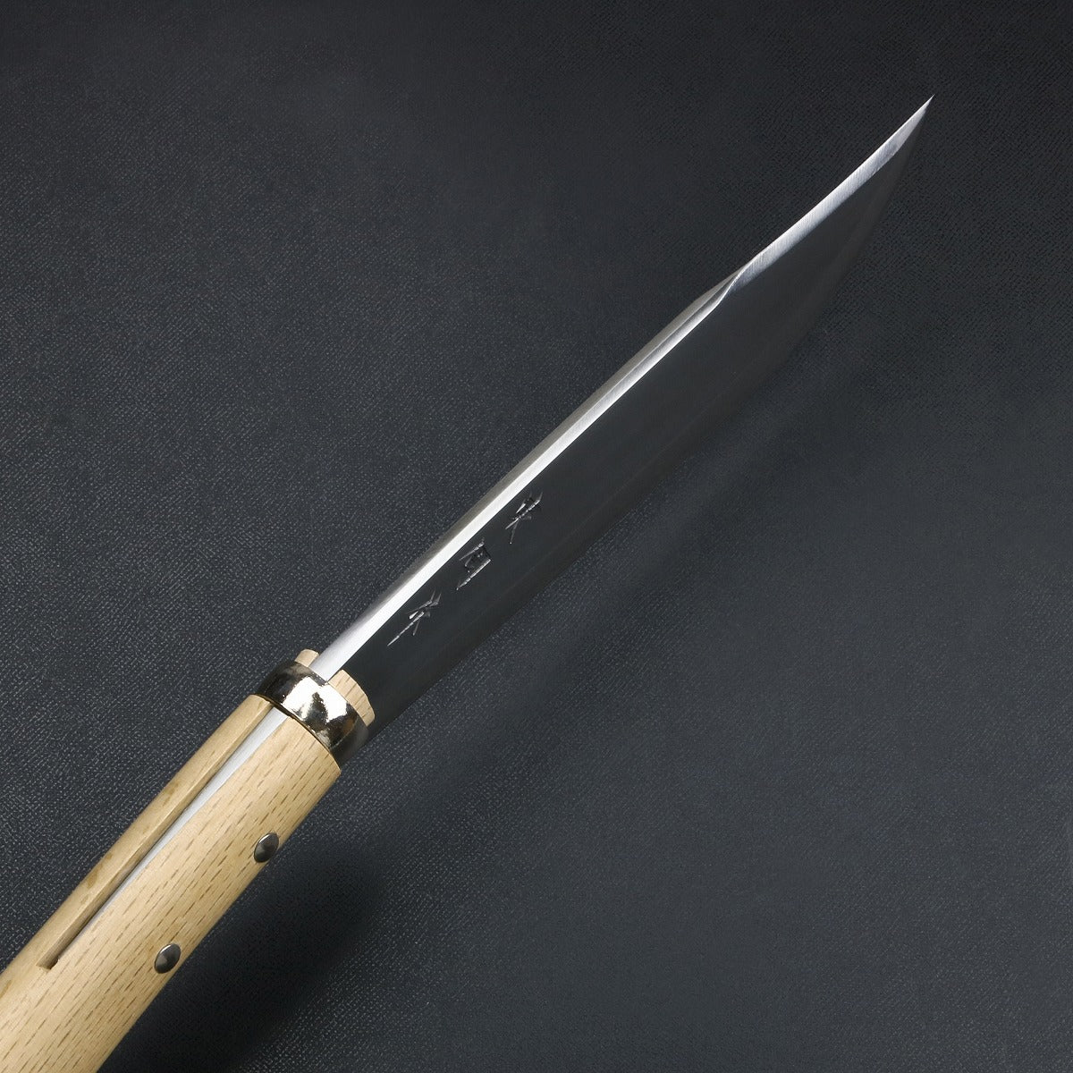 HONMAMON "AZUMASYUSAKU" Polished Hatchet / Machete Aogami Steel No. 2 Double Edge, 180mm~240mm