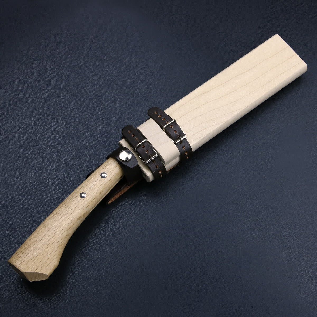 HONMAMON "AZUMASYUSAKU" Polished Hatchet / Machete Aogami Steel No. 2 Double Edge, 180mm~240mm