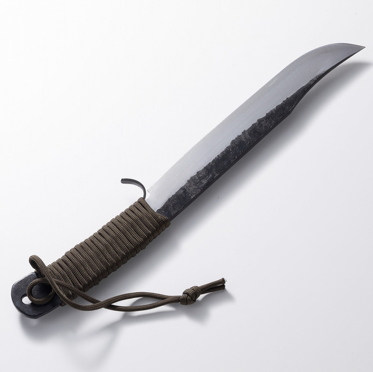 HONMAMON Japanese Hunting knife Aogami Steel, 120mm~210mm Outdoor knife With Synthetic Leather Case