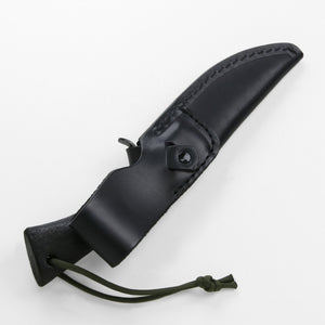 HONMAMON Japanese Hunting knife Aogami Steel Charcoal Oak Handle, 120mm~210mm