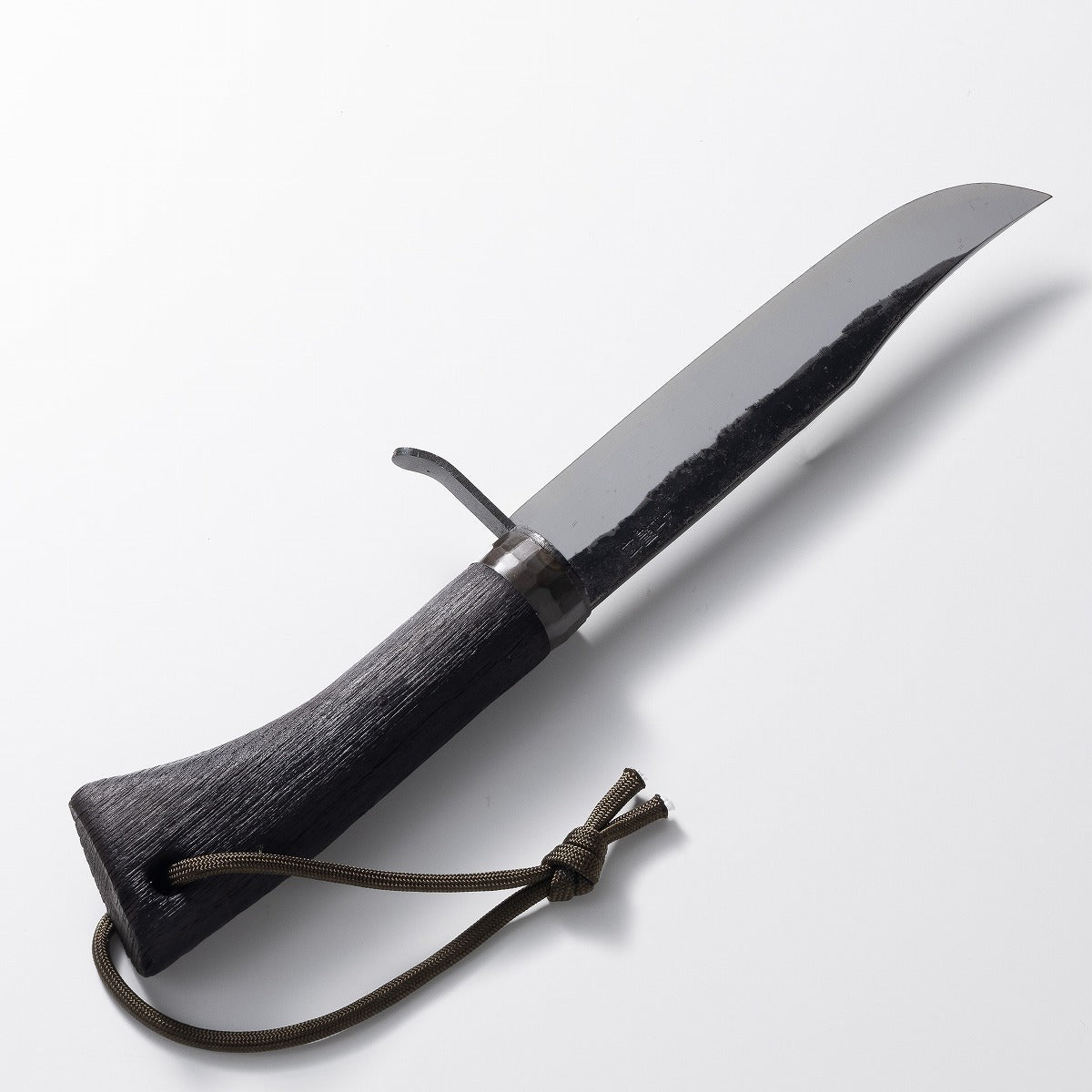 HONMAMON Japanese Hunting knife Aogami Steel Charcoal Oak Handle, 120mm~210mm