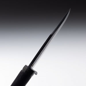 HONMAMON Japanese Hunting knife Aogami Steel Charcoal Oak Handle, 120mm~210mm