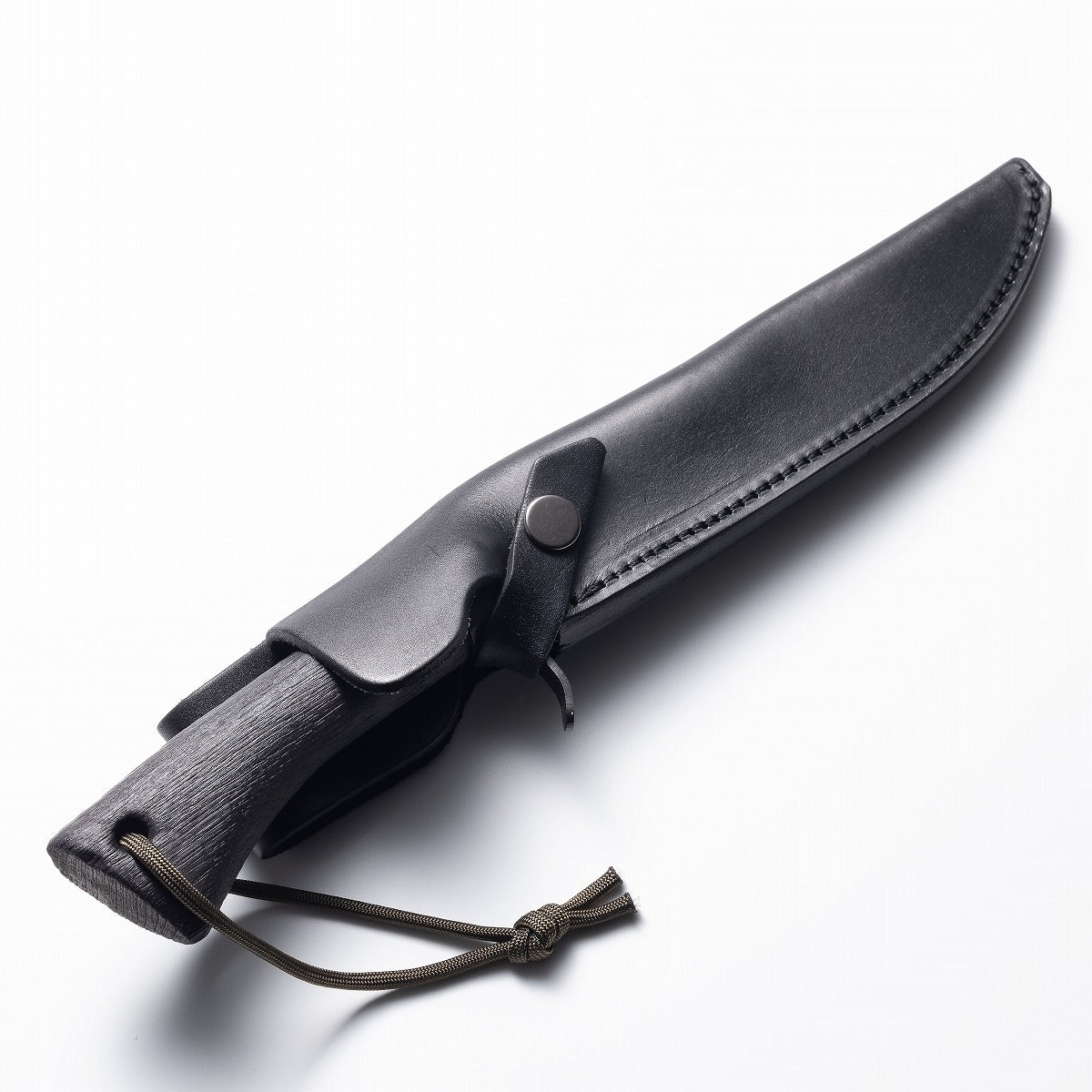 HONMAMON Japanese Hunting knife Aogami Steel Charcoal Oak Handle, 120mm~210mm