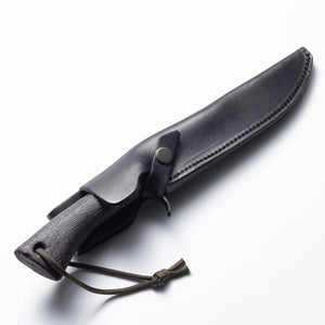HONMAMON Japanese Hunting knife Aogami Steel Charcoal Oak Handle, 120mm~210mm