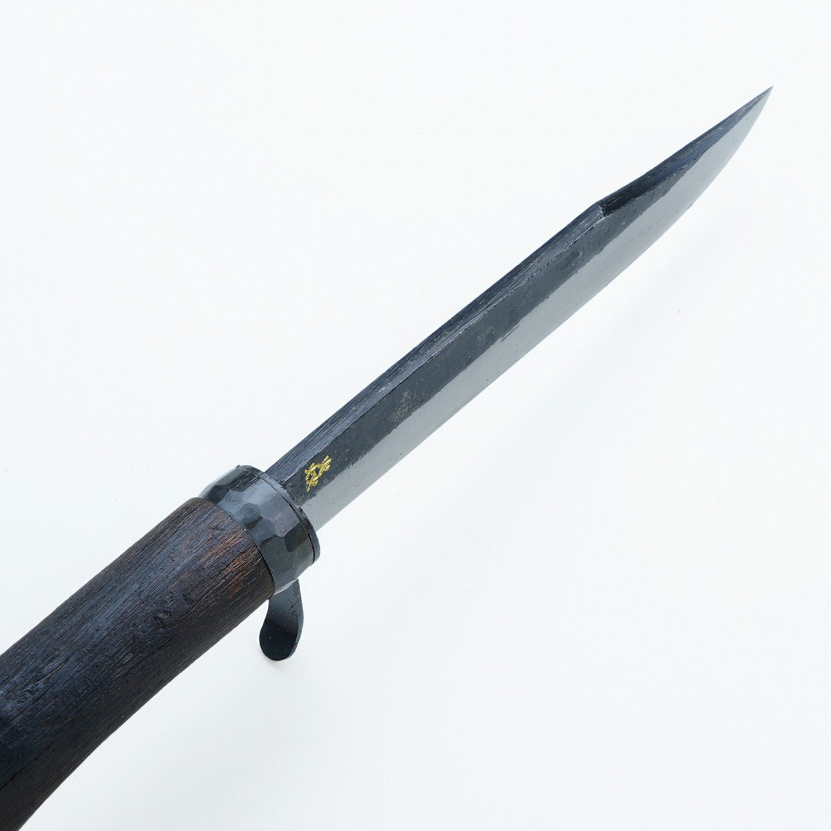 HONMAMON Japanese Hunting knife Aogami Steel Charcoal Oak Handle, 120mm~210mm