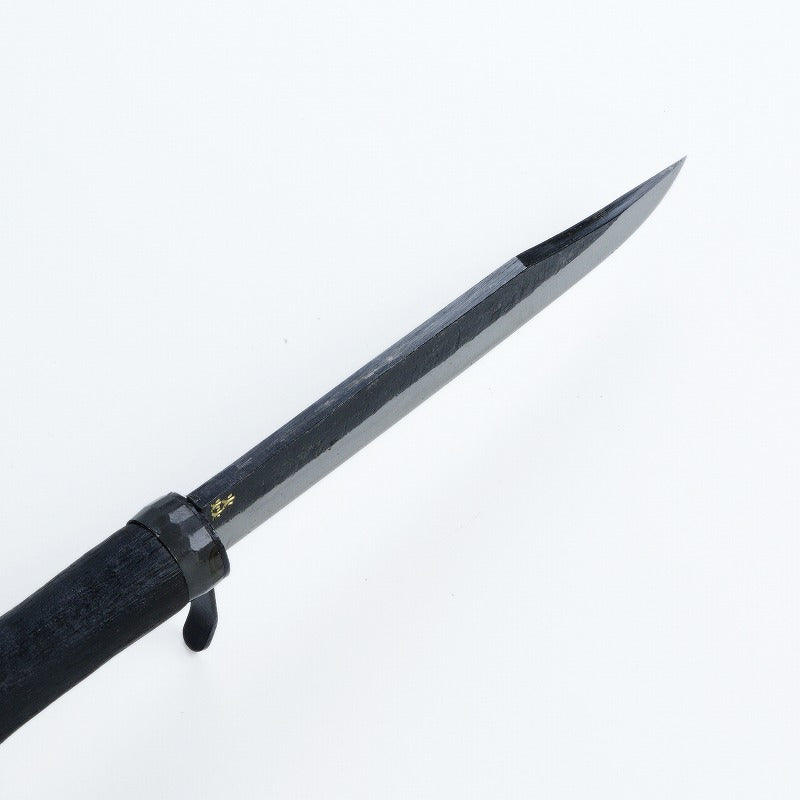 HONMAMON Japanese Hunting knife Aogami Steel Charcoal Oak Handle, 120mm~210mm
