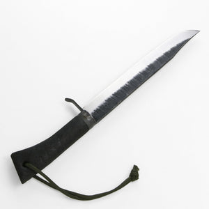 HONMAMON Japanese Hunting knife Aogami Steel Charcoal Oak Handle, 120mm~210mm