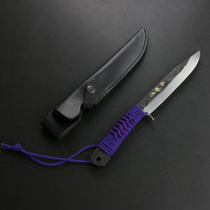 Open image in slideshow, &#39;KISARAGI&#39; Japanese Hunting Knife Aogami Steel no.2, 120mm~165mm Outdoor Knife
