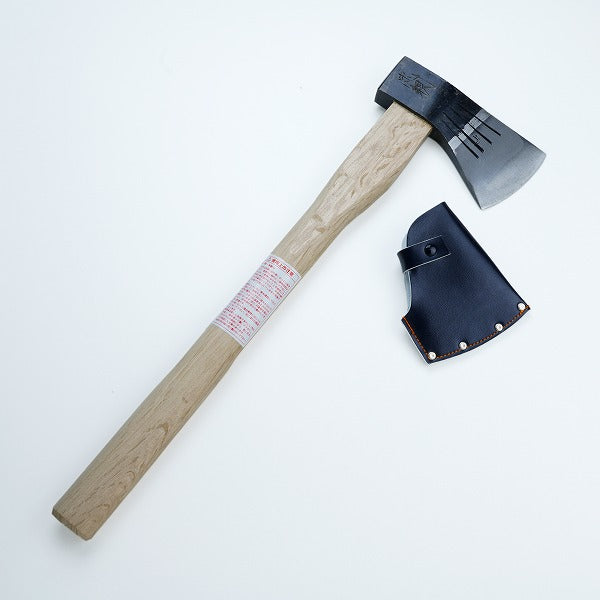 HONMAMON KIUMA Axe 600g Shirogami steel, Oak Handle with simple case ...