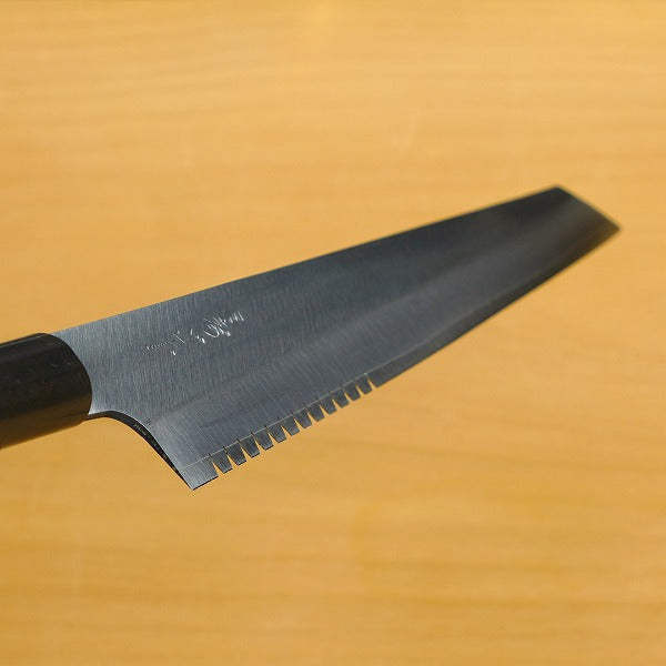 "MISUZU" BRASS-KUCHIWA x URUSHI-HANDLE, Sandwich knife 240mm