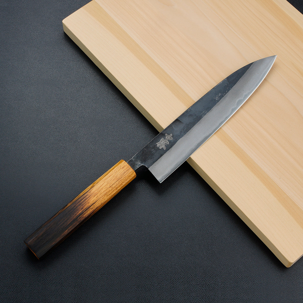 "SHIGEKATSU" KUROUCHI GYUTO Limited Knife, Aogami steel no.2, Yakiurushi handle 210mm