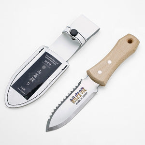 Open image in slideshow, Hori Hori Garden Knife Soil Tool Stainless Steel Blade, 125mm-175mm
