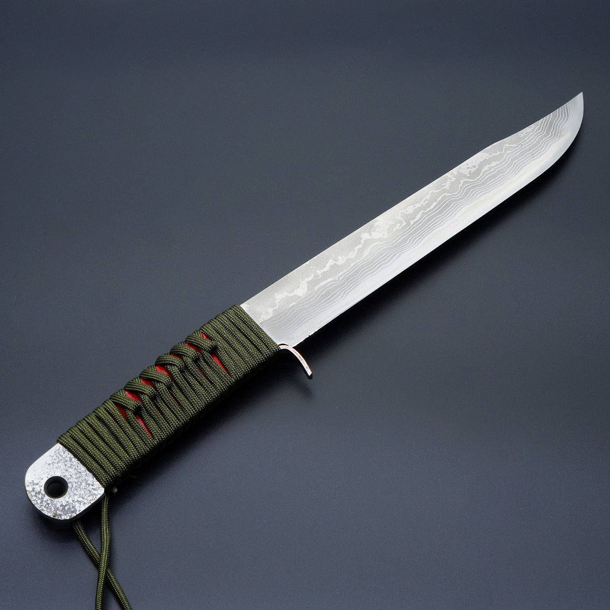 HONMAMON "UNRYU" Japanese Damascus 10 Layers Outdoor Knife, Aogami Steel, 135mm~210mm