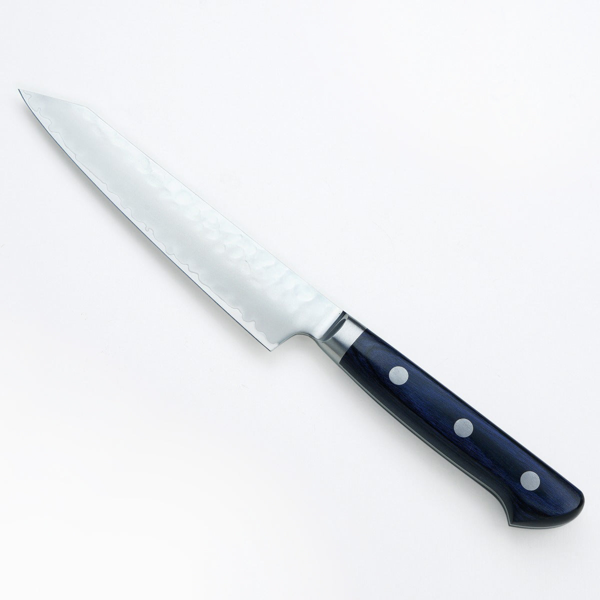 Kiritsuke Petty (Utility Knife) AUS10 steel with Hammered Pattern, 135mm