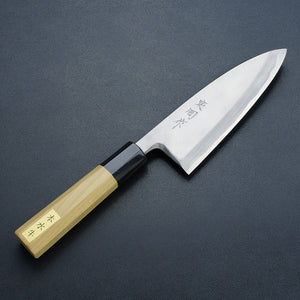 Open image in slideshow, Deba (Butcher Knife) Aogami Steel No. 2, 150mm~180mm
