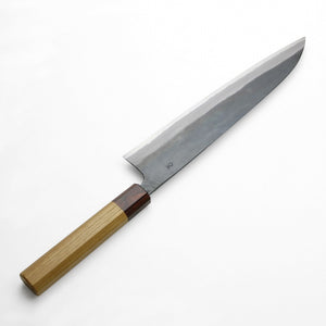 "MOTOKANE" Kurouchi Gyuto (Chef’s Knife) Aogami Steel no.1, Zelkova Handle, 240mm