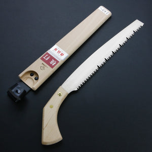 Open image in slideshow, HISHIKA Hand Saw Pruning 240mm～300ｍｍ (Edition Blade) With wooden Sheath
