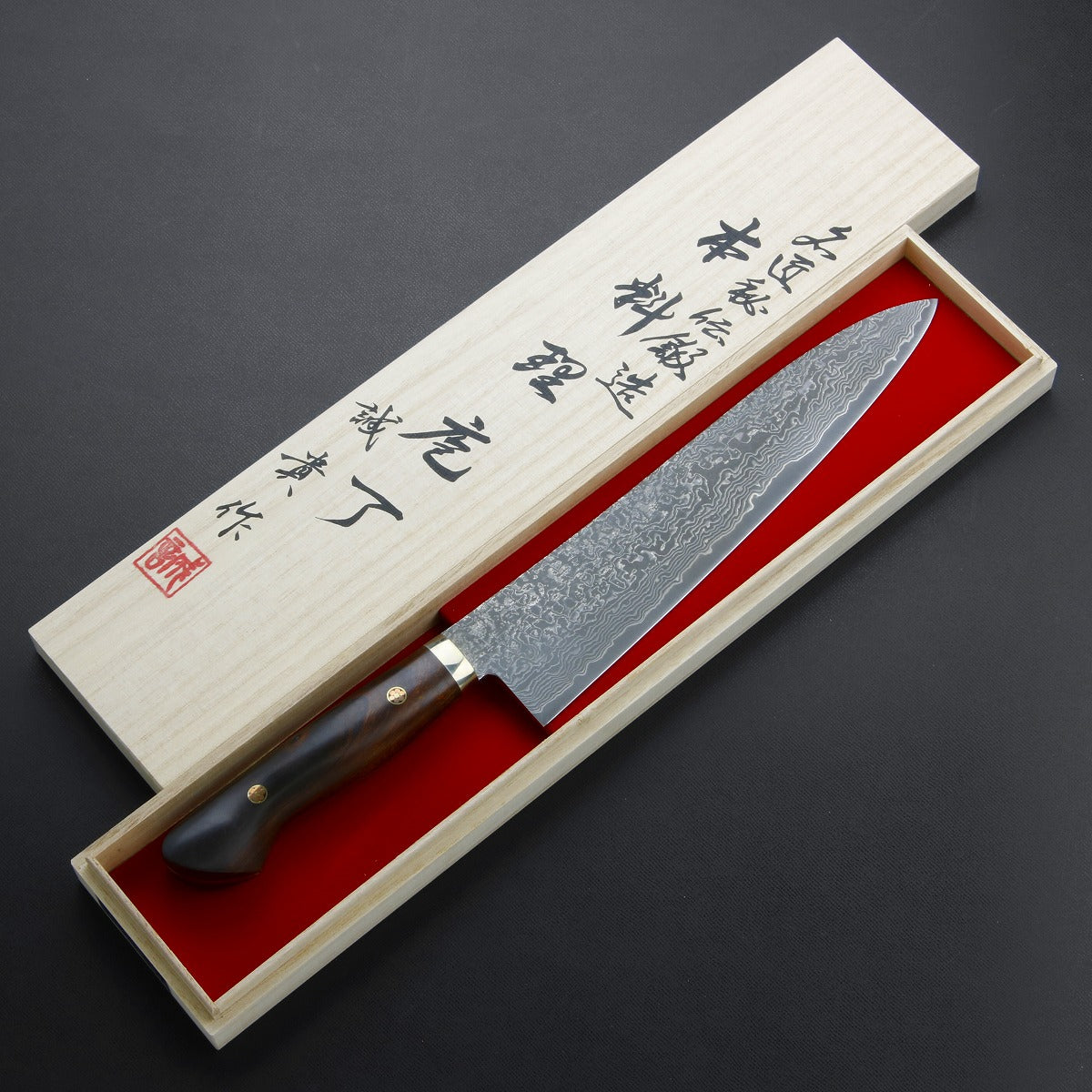 SHIGEKI TANAKA Gyuto (Chef's Knife) Powdered HSS R2 Damascus with Ir –  Honmamon-Japan