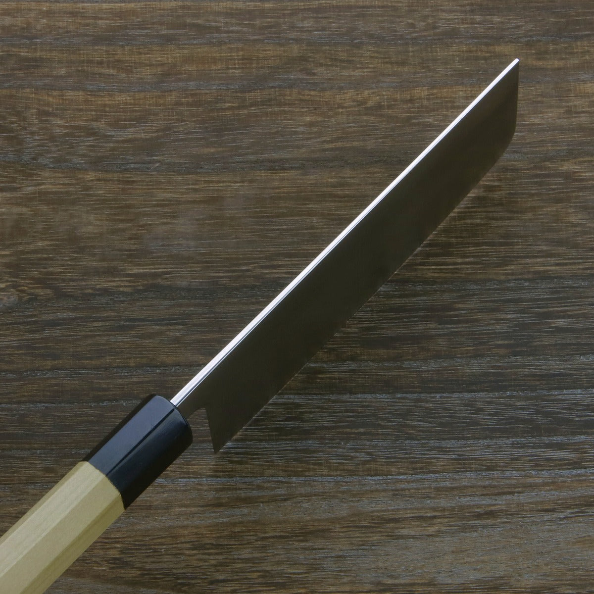Nakiri (Vegetable Knife), Powdered HSS R2, 165mm with Buffalo Horn Octagonal Handle