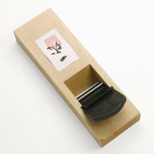 "ICHIDAI" Large Hand Plane Swedish Steel K120 white oak base 70mm