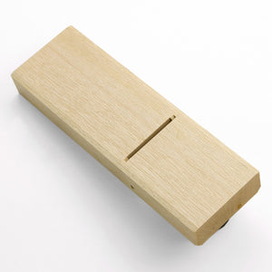 "ICHIDAI" Large Hand Plane Swedish Steel K120 white oak base 70mm