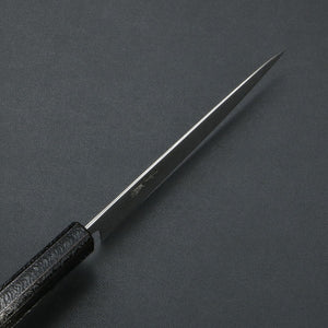”SHIGEKATSU” Petty knife AUS10 Uzumaki pattern with Angin handle/YAKIURUSHI handle 150mm