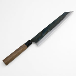 Open image in slideshow, HONMAMON &quot;MOTOKANE&quot; Kurouchi Kiritsuke Gyuto (Chef&#39;s Knife) Aogami Steel No.1, 210~240mm
