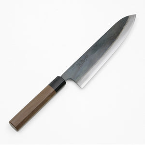 Open image in slideshow, &quot;AZUMASYUSAKU&quot; Gyuto Kurouchi (Chef&#39;s Knife) Aogami no.1 Steel, 210mm~240mm
