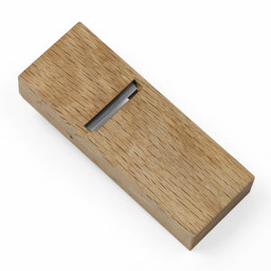 "YOSHIMINE" Small Hand Plane Aogami steel no.1 Red oak base 48mm (no need tapping out)