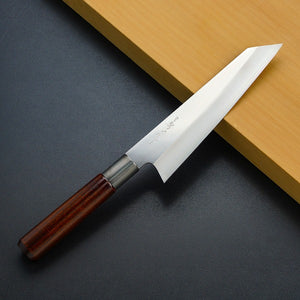 Open image in slideshow, &quot;MISUZU&quot; Gyuto VG10 BRASS-KUCHIWA x URUSHI-HANDLE, 105mm～210mm
