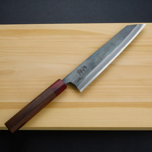 "MOTOKANE" Kiritsuke Gyuto Kurouchi (Chef's Knife) Aogami Super Steel, Rosewood Handle, 210mm