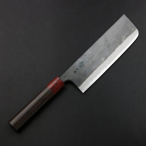 Open image in slideshow, &quot;MOTOKANE&quot; Nakiri (Vegetable Knife) Aogami Super Steel, 165mm
