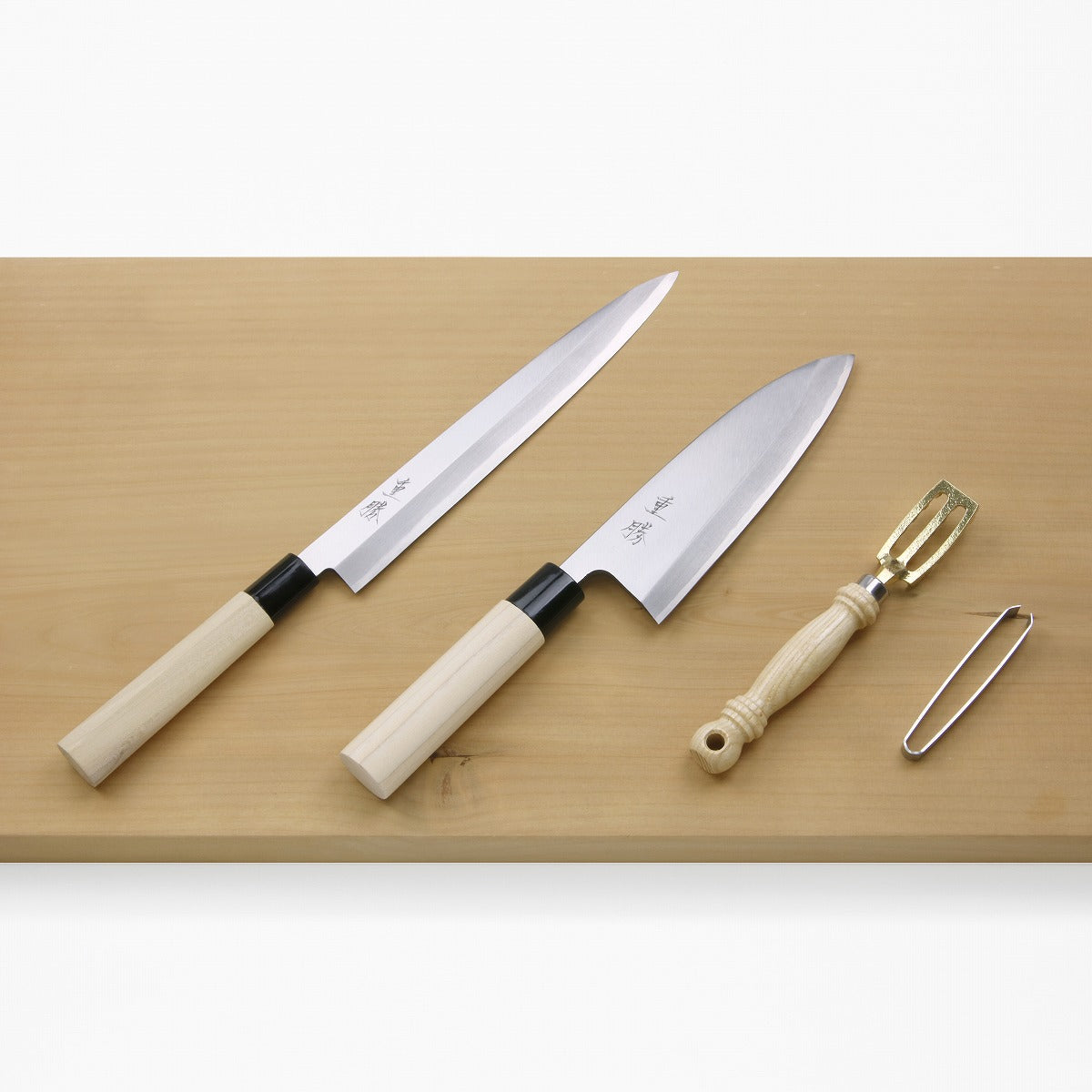 Fishmonger Tools ”SHIGEKATSU” Fishmonger Tools with Deba knife & Yanagiba knife ...